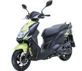 Sym Mask 50cc Black/ Lime Yellow